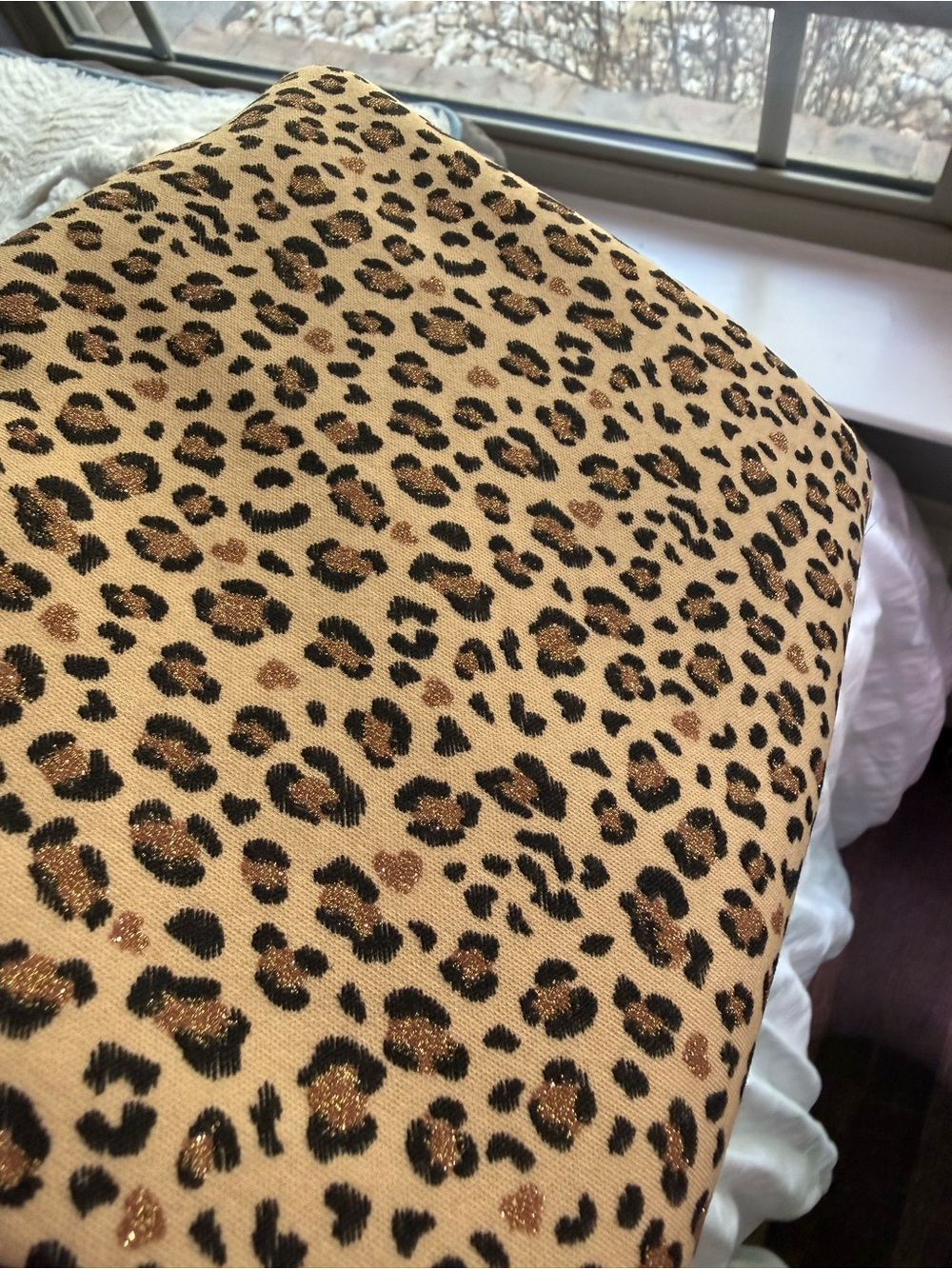 Leopard print fabric (yard)